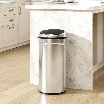 42L Stainless Steel Sensor Bin with Infrared, Kitchen Use