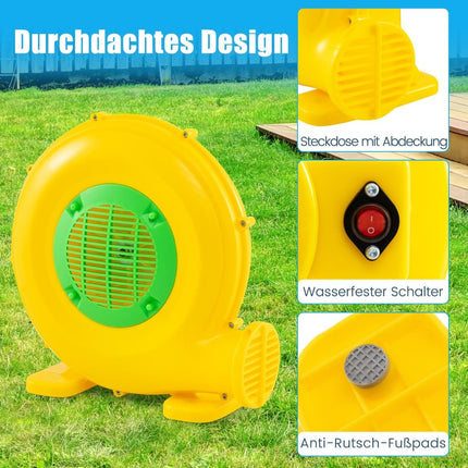 450W Air Blower for Inflatables with Handle & Stakes