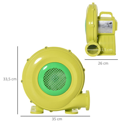 450W electric air pump for inflatable bounce houses