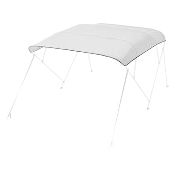 4 Bow Bimini Top Replacement Canopy, 600D, 96in Light Grey