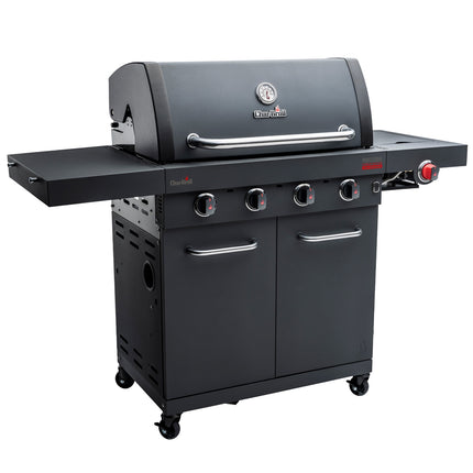 4-Burner Gas Grill with Infrared Sear Burner, Cast Iron Grates
