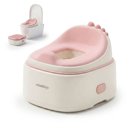 4-In-1 Dino Potty Trainer With Lid, Step Stool
