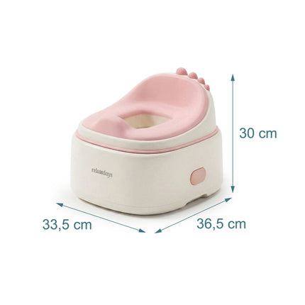 4-In-1 Dino Potty Trainer With Lid, Step Stool