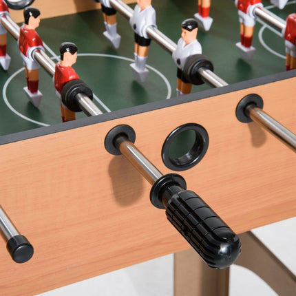 4-in-1 multi-game table: Football, hockey, billiards, tennis
