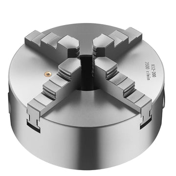 4-Jaw Lathe Chuck, 8 Inch, Self-Centering, 1-1/2-8