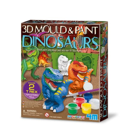 4M 3D Mould & Paint Dinosaurs