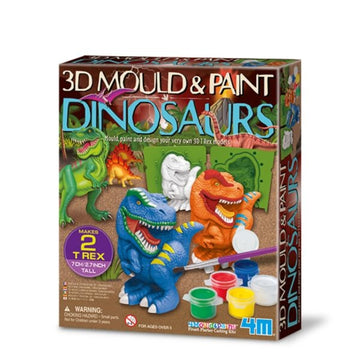 4M 3D Mould & Paint Dinosaurs