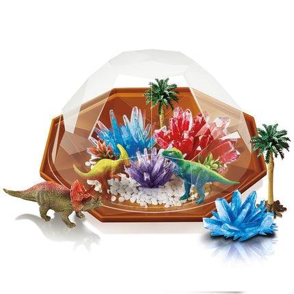 4M Diy Set Dino Crystal Terrarium