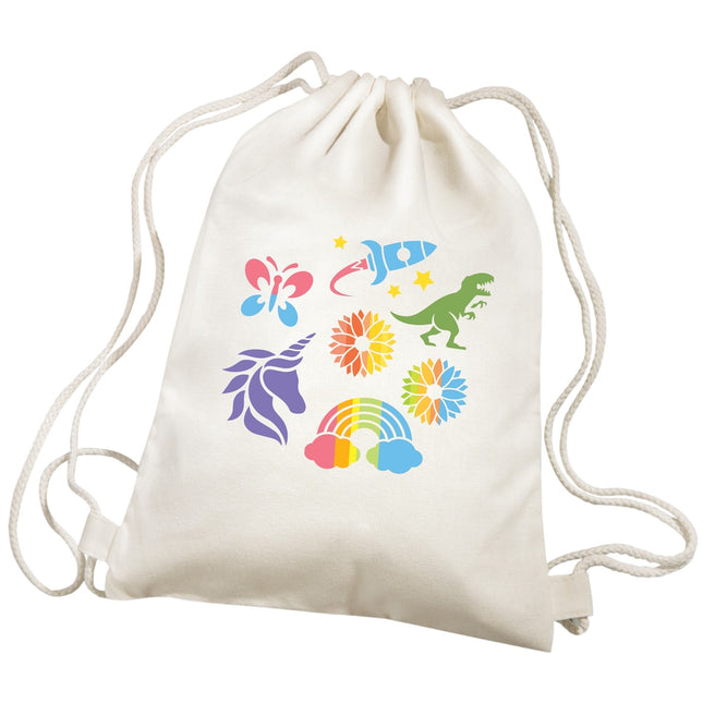 4M Kidzmaker Diy Set Stencil Backpack Printing