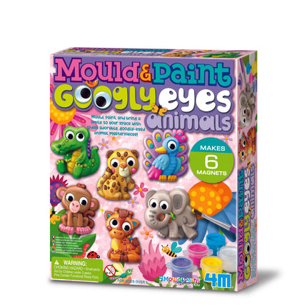 4M Mould & Paint Diy Set Googly Eyes Animals
