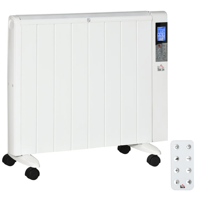 Electric heater 2000W – LCD, remote control, wheels, safe