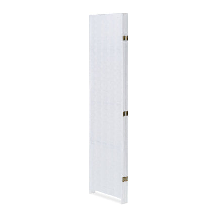 4-Panel Folding Screen in White