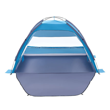 4-Person Beach Tent Sun Shelter, UPF 50+, Carry Bag