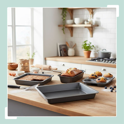 4-Piece Non-Stick Bakeware Set – Carbon Steel