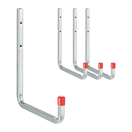 4-Piece Steel U-Shaped Wall Hooks