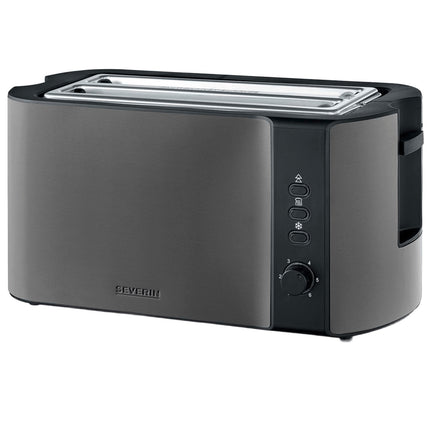 4-Slice Toaster with Bun Warmer, Stainless Steel