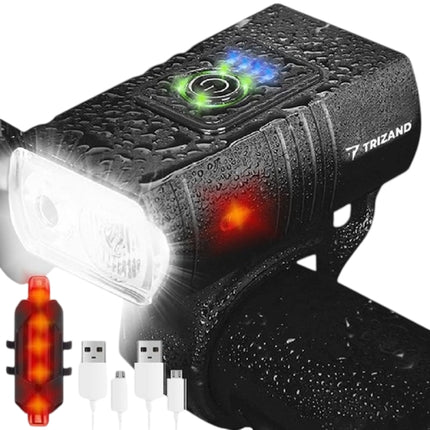 4T6 USB bicycle light + rear light