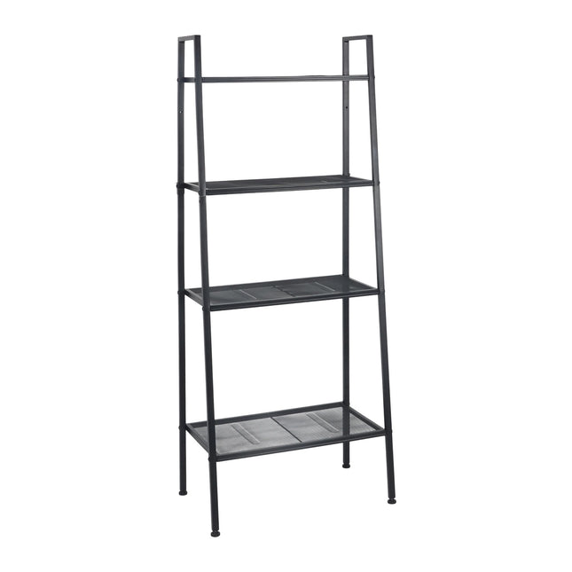 4-Tier Metal Ladder Shelf for Home Storage