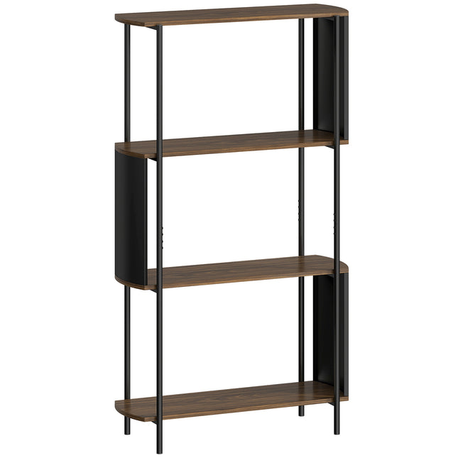 4-Tier Storage Shelf, Steel Frame, 80 kg Capacity