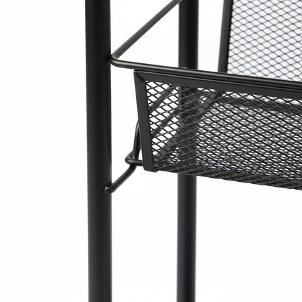 4-Tier Storage Trolley Cart, 360 Swivel Casters