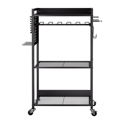 4-Tier Tool Organizer Cart, 150 lb Rolling Drill Holder