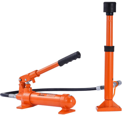 4-Ton Porta Power Hydraulic Ram Kit, 3.9 ft Hose, Case