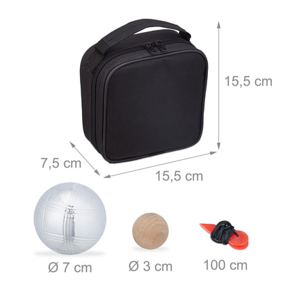 4 boules balls in a set