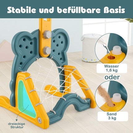 4-in-1 Adjustable Kids Sports Center – Basketball, Soccer, Golf