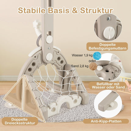 4-in-1 Adjustable Kids Sports Set – Basketball, Soccer, Golf