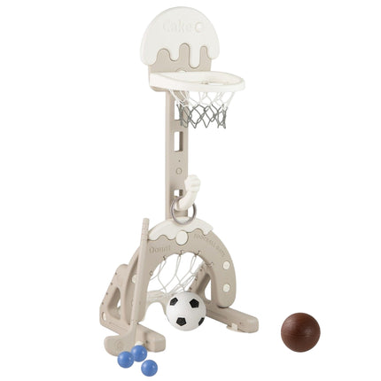 4-in-1 Adjustable Kids Sports Set – Basketball, Soccer, Golf