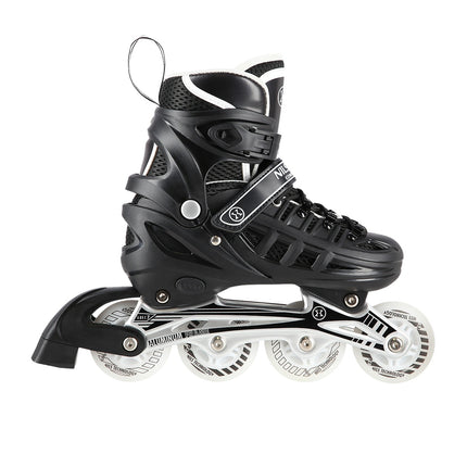 4-in-1 Black LED Inline/Ice Skates, Size M (35-38)