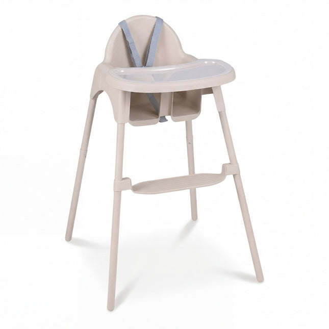4-in-1 Convertible Baby High Chair with Adjustable Tray