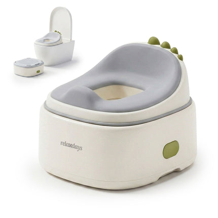 4-in-1 Dinosaur Potty Trainer With Lid And Step Stool