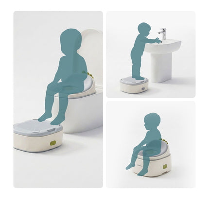 4-in-1 Dinosaur Potty Trainer With Lid And Step Stool