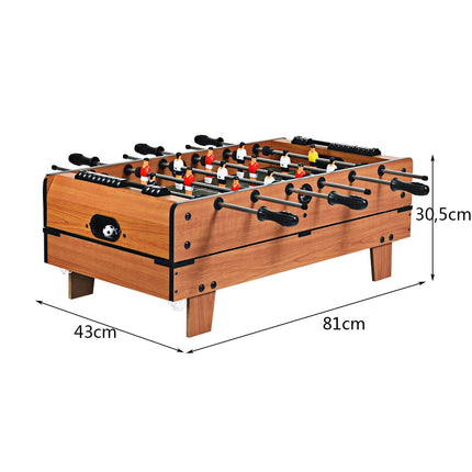 4-in-1 Game Table: Foosball, Billiards, Table Tennis, Hockey