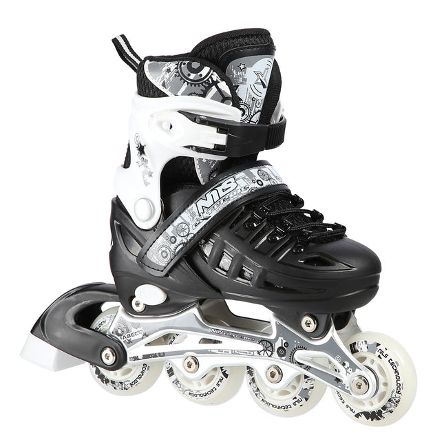 4-in-1 Inline/Ice Skates, Black, Size S (31-34)