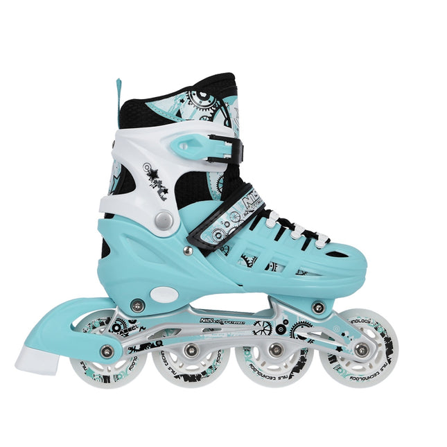 4-in-1 Inline Ice Skates, Mint, Size S (31-34)