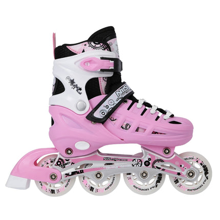 4-in-1 Inline Ice Skates, Pink, Size L (39-42)