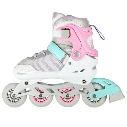 4-in-1 Inline & Ice Skates, Pink, Size S (29-33)