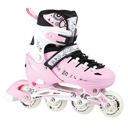4-in-1 Inline/Ice Skates, Pink, Size S (31-34)