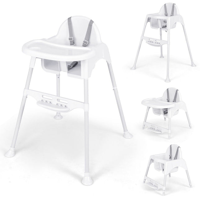 4 in 1 high chair baby high chair with removable tray baby high chair white