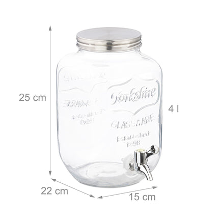 4 liter beverage dispenser in a 2-pack