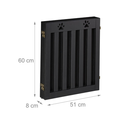 4-part dog barrier fence paws