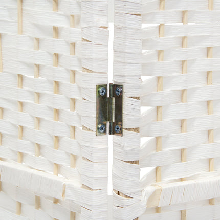 4-part screen in white