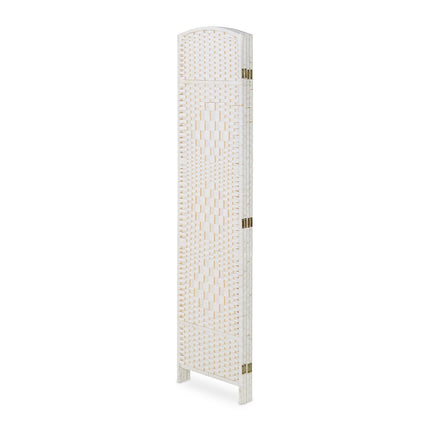 4-part screen in white