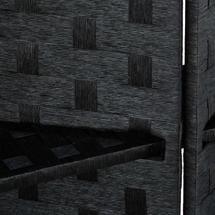 4-part screen with shelves