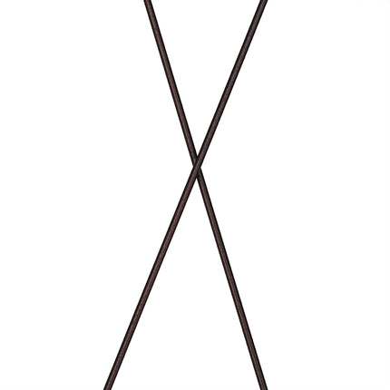 4-part trellis in rust color, set of 3