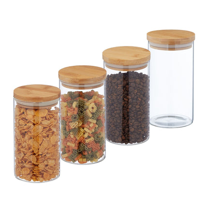 4 pcs. Storage jars 1000 ml