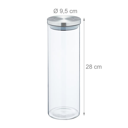 4 pcs. Storage jars 1600 ml