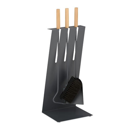 4-piece stove set with stand